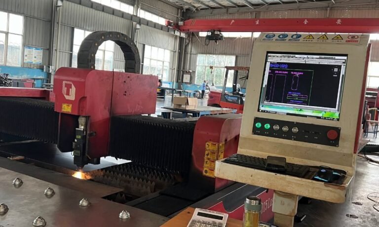 Laser Cutting Machine in Operation